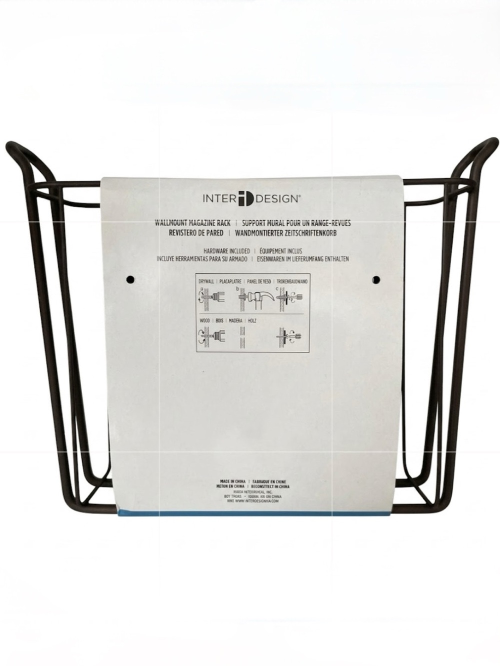InterDesign Wallmount Magazine Rack - Picture 3 of 4
